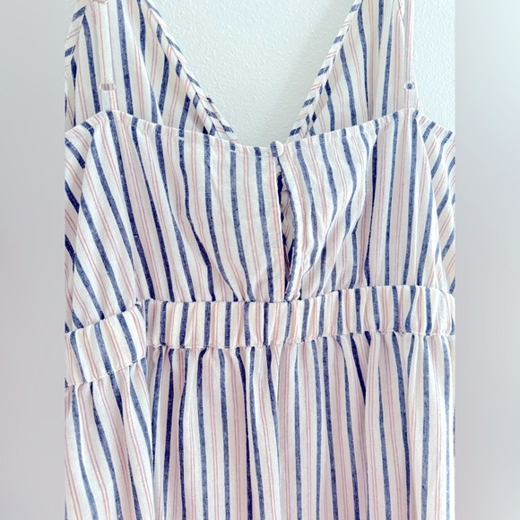 Striped Button-Down Dress - Picture 2 of 2